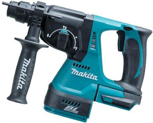 Перфоратор Makita DHR242RFE (с 2-мя АКБ, кейс)