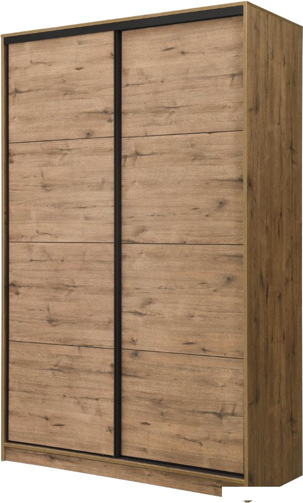Шкаф-купе Рэйгрупп Bromo VVH 03 РГ-10.03 B 160 VVH 160x220.5 (дуб велингтон/черный)