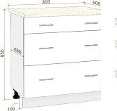 Шкаф напольный Кортекс-мебель Корнелия Лира НШ80р3ш (сирень/мадрид)