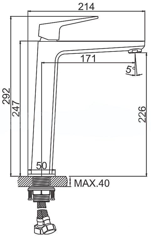 Смеситель Ledeme L1181B