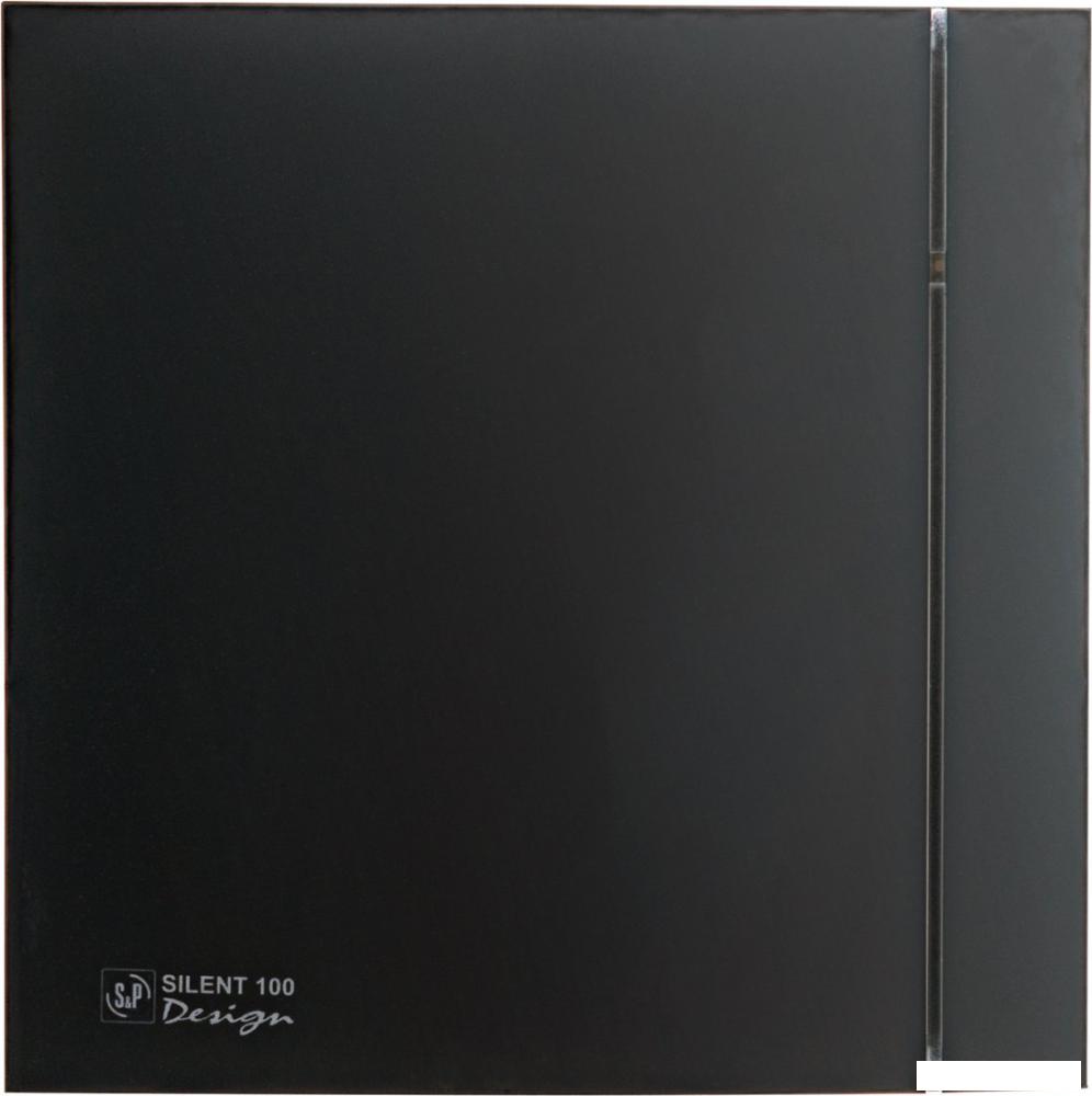 Осевой вентилятор Soler&amp;Palau Silent-100 CRZ Matt Black Design 5210401500-011000