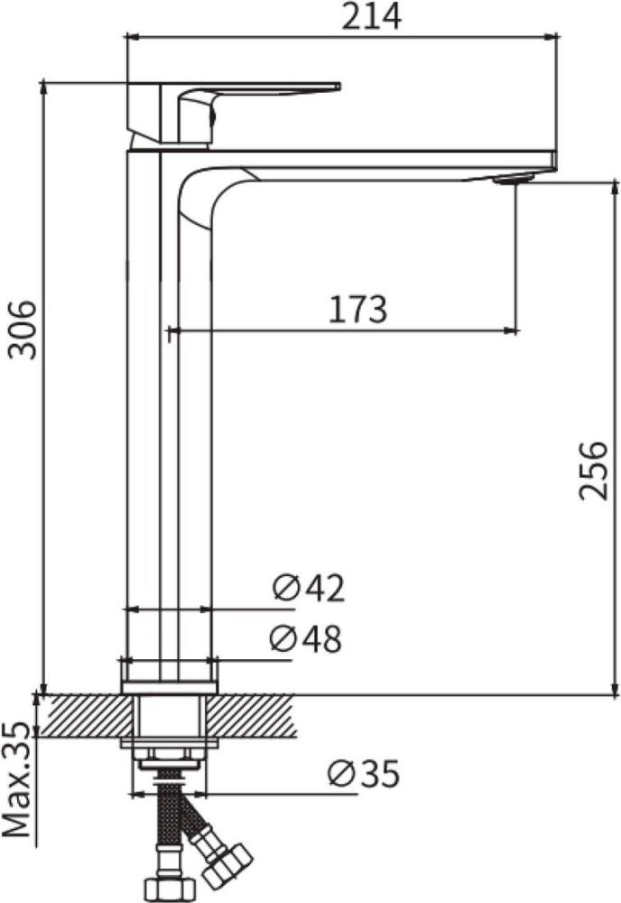 Смеситель Lauter Reef 21CK8678C