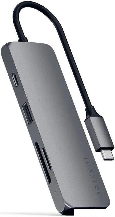 Док-станция Satechi Aluminum USB-C Multiport Pro Adapter ST-UCMPAM