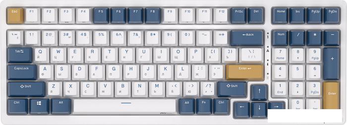 Клавиатура Royal Kludge RK98 RGB Klein Blue (RK Red)