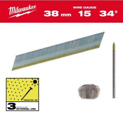 Гвозди для пистолета Milwaukee 4932492579 (2500 шт)
