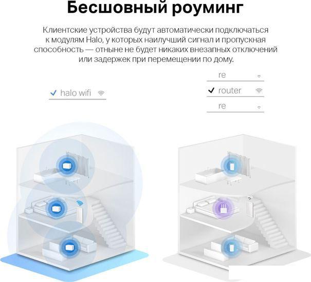 Wi-Fi система Mercusys Halo H80X (3-pack)