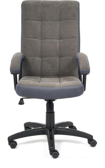 Офисное кресло TetChair Trendy (флок/ткань, серый)