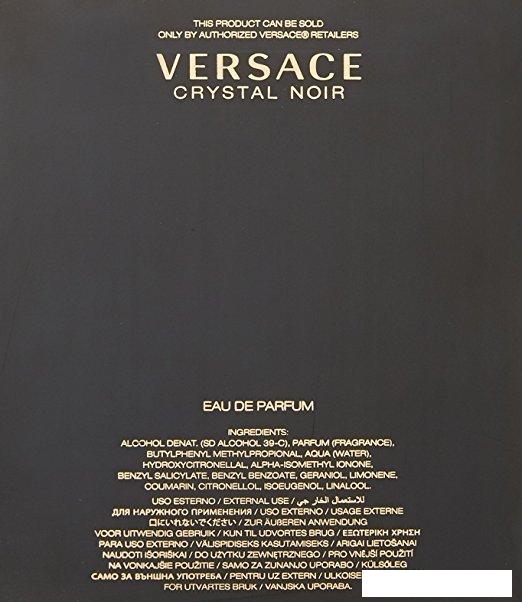 Парфюмерная вода Versace Crystal Noir EdP (90 мл)