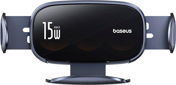 Универсальный держатель Baseus LightChaser Series Triple-Coil Wireless Charging Electric Car Mount C40355901111-00