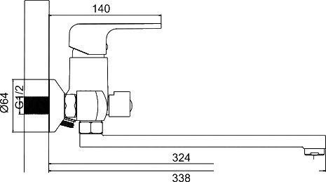 Смеситель Ledeme H44 L2244
