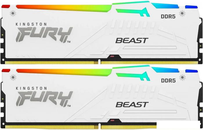 Оперативная память Kingston FURY Beast RGB 2x16ГБ DDR5 6000 МГц KF560C30BWAK2-32