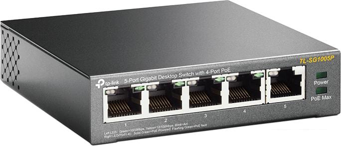 Неуправляемый коммутатор TP-Link TL-SG1005P V5
