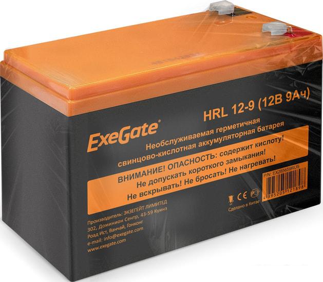 Аккумулятор для ИБП ExeGate HRL 12-9 (12В, 9 А·ч)