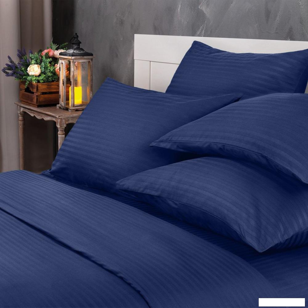 1.5-спальный комплект постельного белья Verossa Stripe Indigo VRT 1565 70004 ST13 23