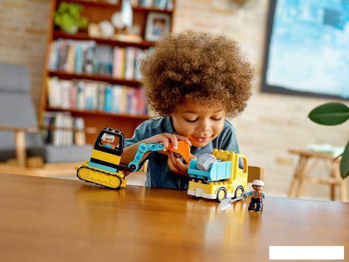 Конструктор LEGO Duplo 10931 Грузовик и гусеничный экскаватор