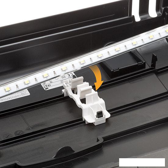 Аквариум Ferplast Capri 80 Led 100 л (черный)