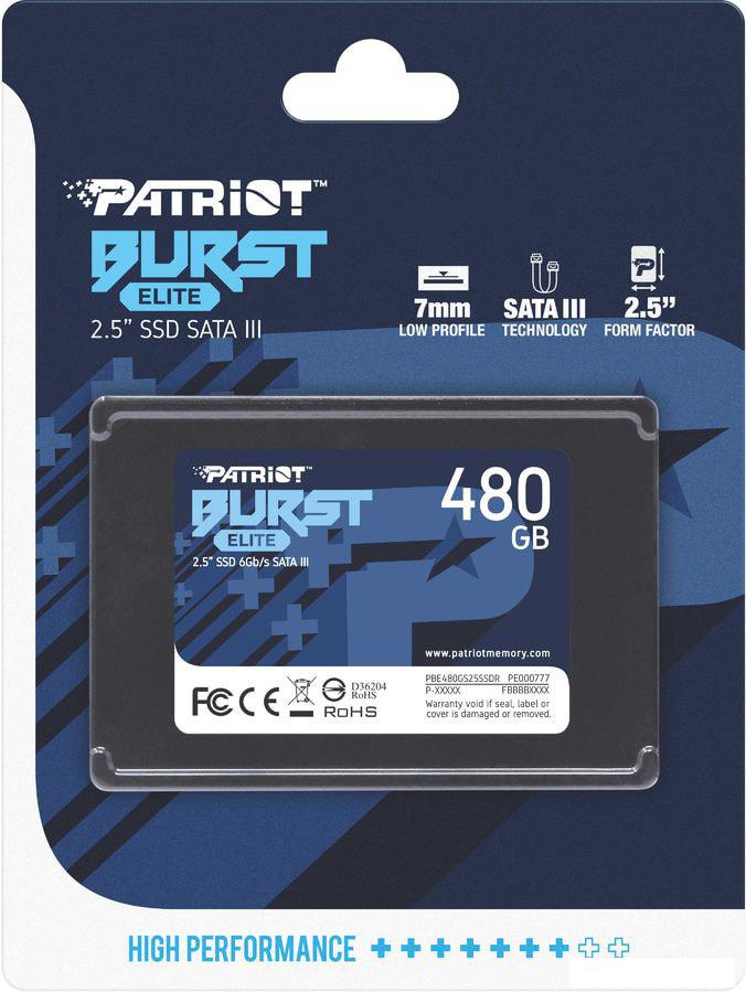 SSD Patriot Burst Elite 480GB PBE480GS25SSDR