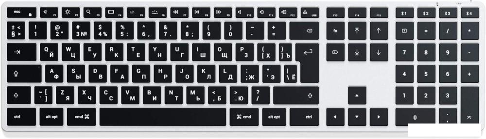 Клавиатура Satechi Slim X3 (серебристый)