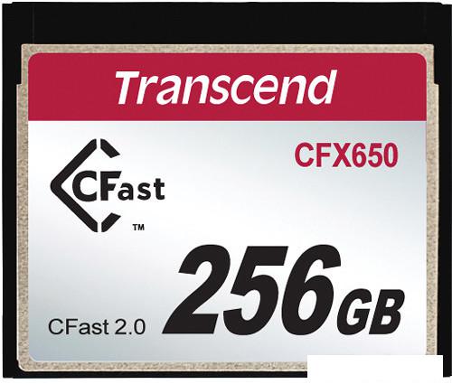 Карта памяти Transcend CFX650 CompactFlash 256GB