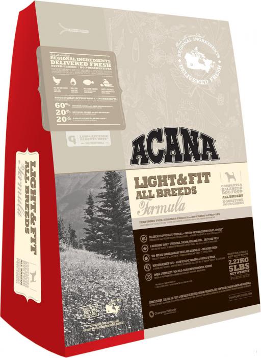 Сухой корм для собак Acana Light &amp; Fit 11.4 кг