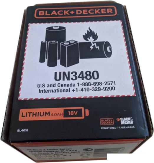 Аккумулятор Black &amp; Decker BL4018 (18В/4 Ah)