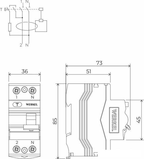 Выключатель автоматический Werkel W912P406