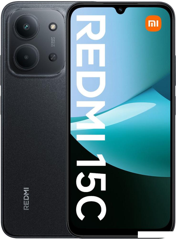 Телефон Xiaomi Redmi 15C 4G 8GB/256GB международная версия (черный)