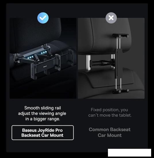Держатель для планшета Baseus JoyRide Pro Backseat Car Mount SUTQ000001 (черный)