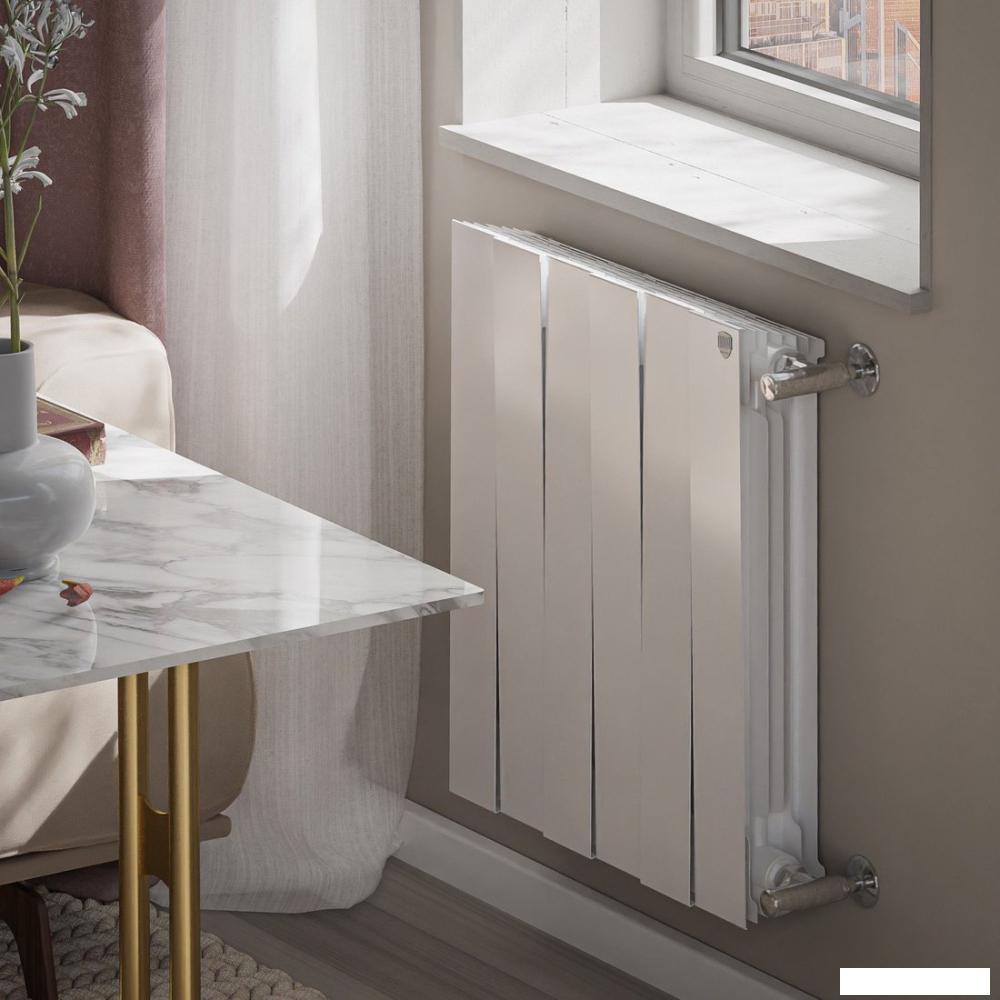 Биметаллический радиатор Royal Thermo PianoForte 500 Белый - 6 секций