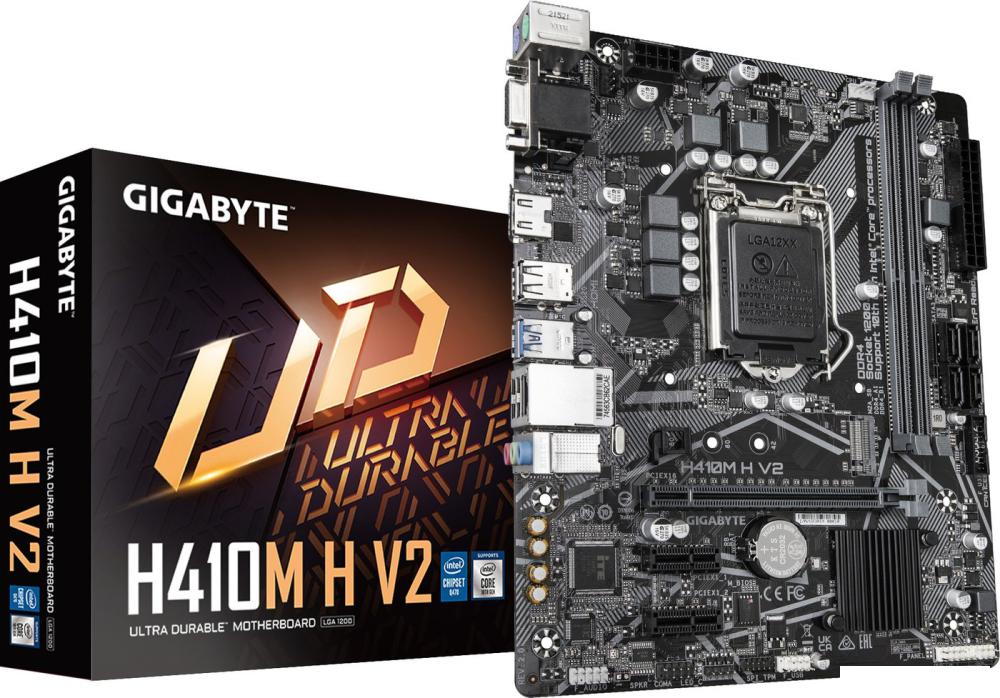Материнские платы Gigabyte H410M H V2 (rev. 2.1)