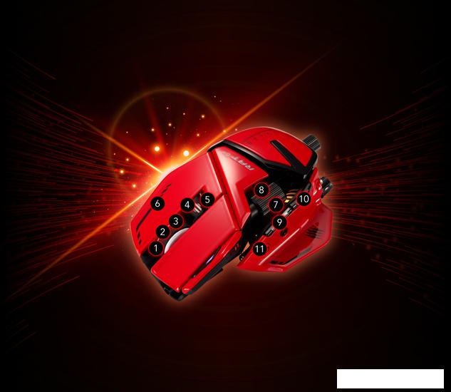 Игровая мышь Mad Catz R.A.T. 8+ ADV