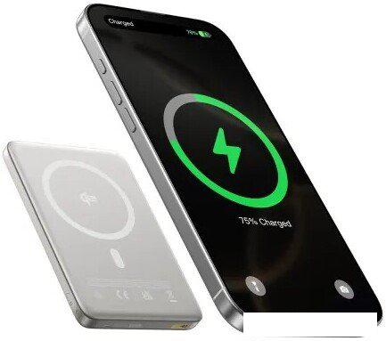 Внешний аккумулятор Baseus PicoGo AM41 Ultra-Slim Qi2 Magnetic Power Bank 10000mAh (титановый)
