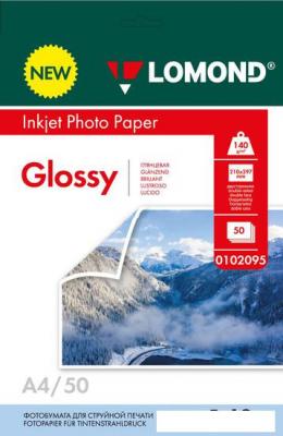 Бумага и материалы для печати Lomond двухсторонняя глянцевая А4 140 г/м2 50 л 0102095 Бумага и материалы для печати Lomond двухсторонняя глянцевая А4 140 г/м2 50 л 0102095
