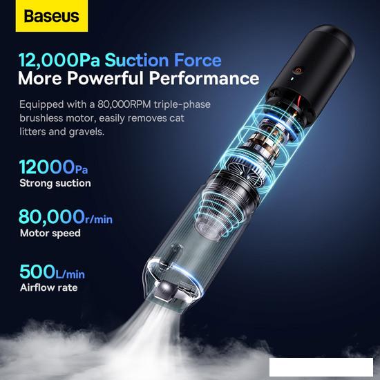 Автомобильные пылесосы Baseus A3lite Car Vacuum Cleaner VCAQ050001 (черный)