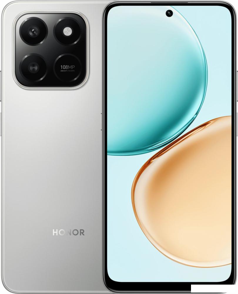 Телефон HONOR X7d LGN-LX1 8GB/256GB международная версия (метеорное серебро)