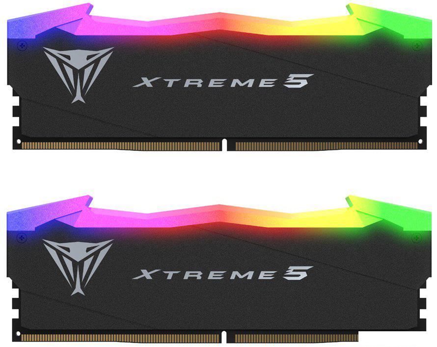 Оперативная память Patriot Viper Xtreme 5 RGB 2x16ГБ DDR5 7600МГц PVXR532G76C36K