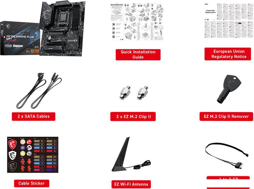 Материнская плата MSI X870E Gaming Plus WiFi