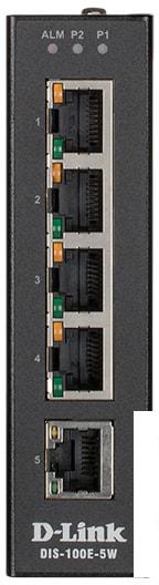 Неуправляемый коммутатор D-Link DIS-100E-5W/A1A
