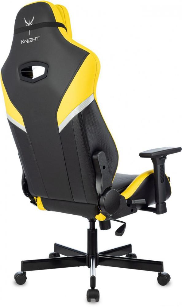 Игровое (геймерское) кресло Knight Thunder 5X (черный/желтый)