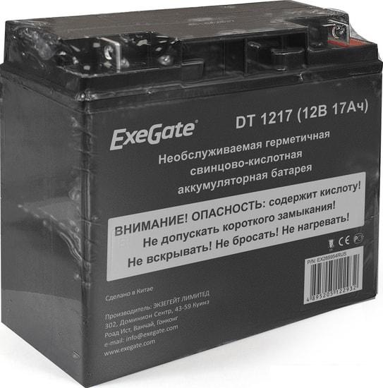 Аккумулятор для ИБП ExeGate DT 1217 (12В, 17 А·ч)