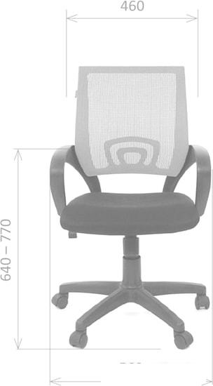 Офисное кресло CHAIRMAN 696 black TW-01 (черный)