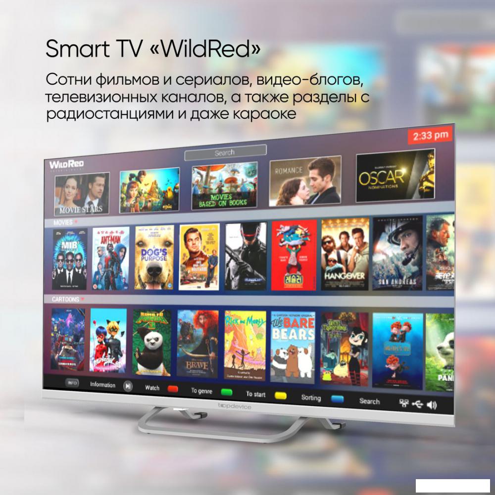 Телевизор Topdevice 32" Frameless NEO CS04 (черный)