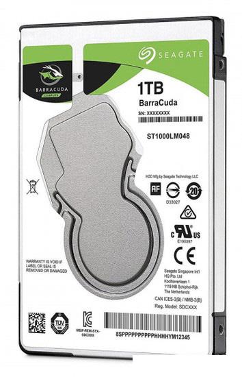 Жесткие диски Seagate Barracuda 1TB [ST1000LM048]