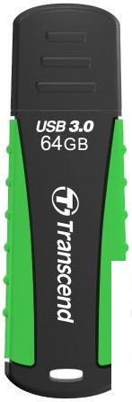 USB Flash Transcend JetFlash 810 Black-Green 64GB (TS64GJF810)