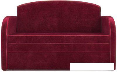 Диван Мебель-АРС Малютка (бархат красный Star Velvet 3 Dark Red)