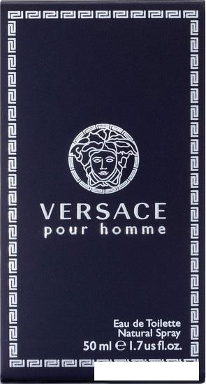 Туалетная вода Versace Pour Homme EdT (50 мл)