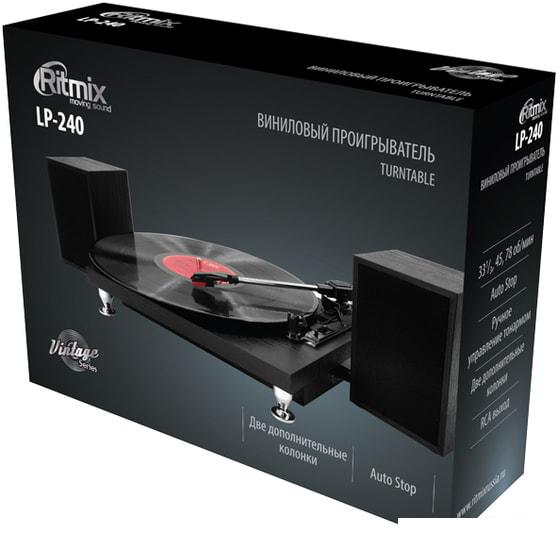 Виниловые проигрыватели Ritmix LP-240 (черный)
