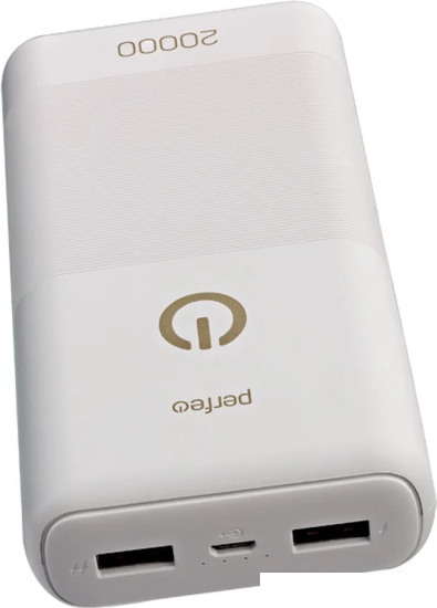 Внешний аккумулятор Perfeo Splash 20000mAh (белый)