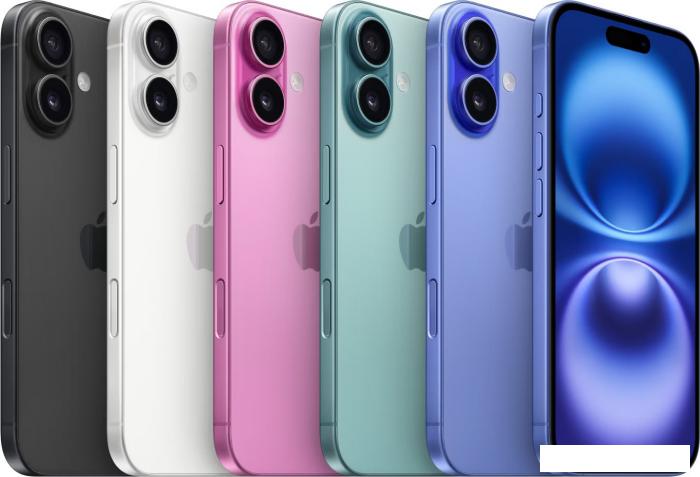 Смартфон Apple iPhone 16 128GB (розовый)