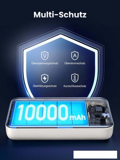 Внешний аккумулятор Ugreen PB561 10000mAh (бежевый)